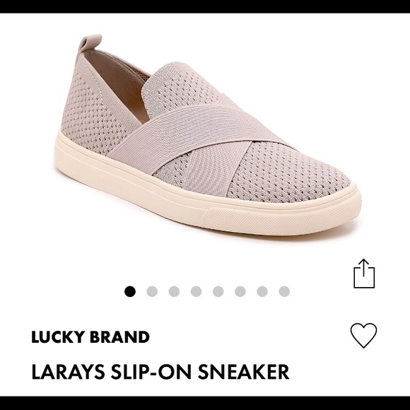 Lucky Brand size 6.5 - Larays slip-on sneaker - color: stone - Picture 1 of 7